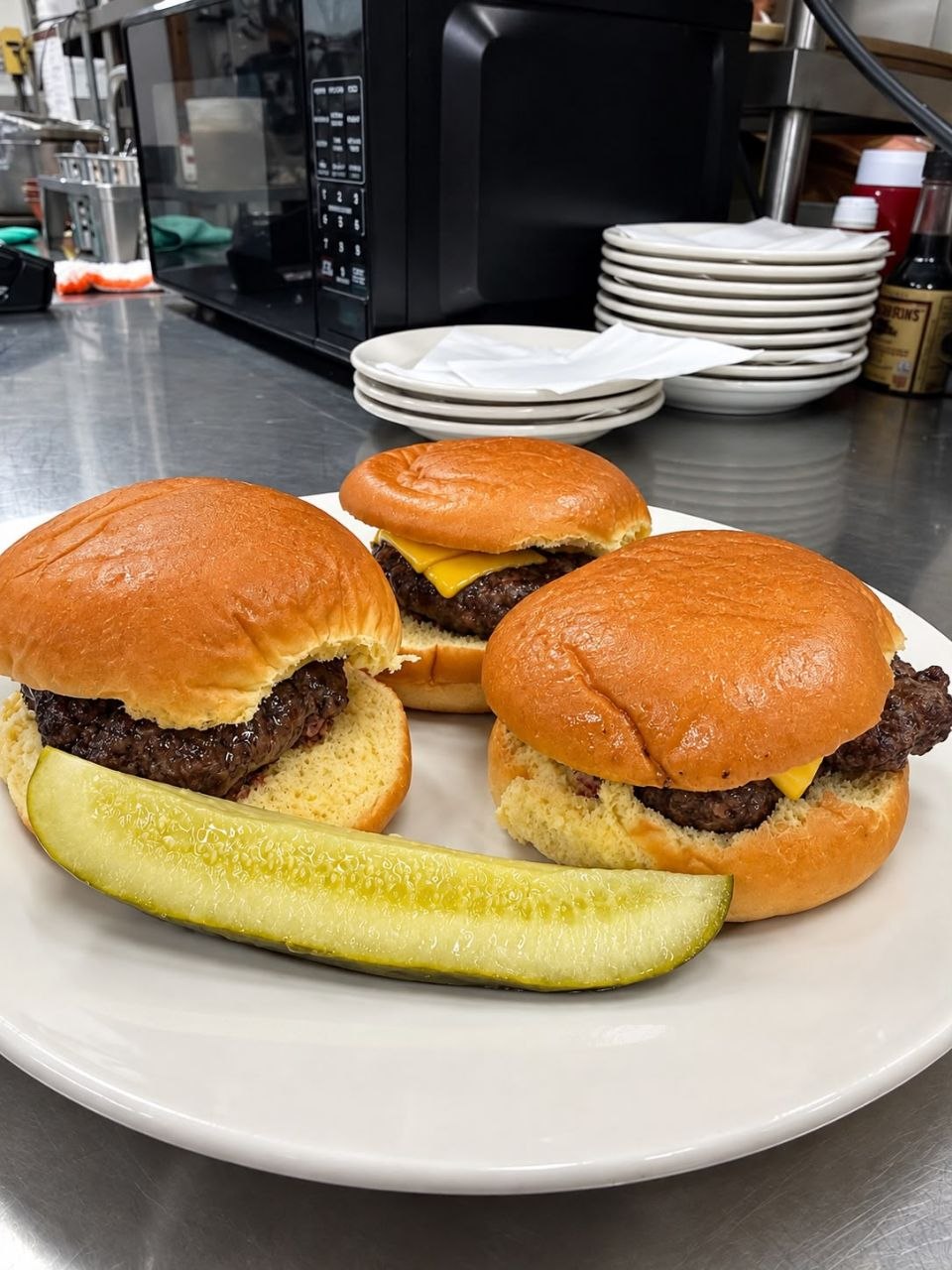 Burgers from The Chapter House kitchen